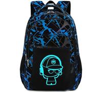 LEDAOU Mochila infantil para niños y niñas, mochila para preescolar, guardería, escuela, mochila para niños, bonita bolsa de guardería, Doodle Prince, 12 cm x 32 cm x 42 cm