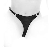Ledapol 021 - Tanga de piel (36), color negro