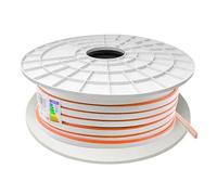 Led NEON Silicona Monocolor, DC24V, 120Led/m, 6x12mm, 1 metro, corte 1cm - Color: Blanco Frío