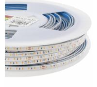 ledbox Tira LED 220V Super Slim SMD2835, 120Led/m, 8W/m, Triac Regulable, Corte 10cm, Carrete 50 Metros, Silicona, Blanco Neutro, IP65, Interior y Exterior