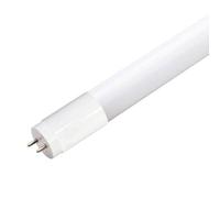 Tubo LED T8 SMD2835 Cristal - 10W - 60cm, Conexión un Lateral - Color: Blanco Cálido