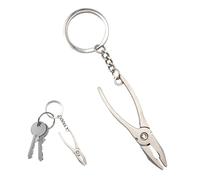 Leddy Living Llavero de bolsillo, herramientas de trabajo de artesanía, cerrajero, carpintero, con anillo porta llaves, accesorio para hombre y mujer, idea regalo, Alicates, Talla única