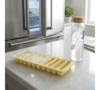 Leddy Living Molde de silicona con 10 barras de hielo - Cubos de barra flexible BPA Free lavable en lavavajillas para botellas de agua, cócteles, gelatinas, chocolate, caramelos