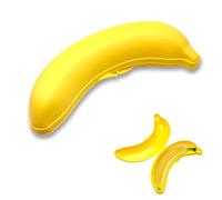 Leddy Living Porta Banana 23 CM - Contenedor protector para plátano, soporte para la escuela de niños, oficina, excursión, BPA Free - Lunch Box protege frutas de llevar
