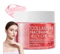 Ledeak Crema Gelatina al Collagene, Idratante Anti-Invecchiamento Crema Viso con Niacinamide e Collagene Idrolizzato, Antirughe Corpo Jelly Cream Per Tutti i Tipi di Pelle