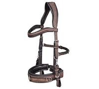 Leder-Kappzaum anatomic brown Warmblut