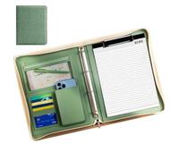 Leder-Padfolio - Reise-Organizer-Bolsillos für Tablet, Leder-Padfolio für Herren | Business-Folio-Organizer mit A4-Notizblock, Lebenslauf-Ordner, A4-Dokumentenordner, Notizblock-Padfolio für Männer