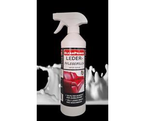 Leder-Pflegemilch 500ML de cleanprince 0,5 Litro Lederpflegemilch Bálsamo Leche Cuero Loción Auto Ledermöbel Cuidado Solución Piel Crema Mueble Lederoberflächen Asientos Coche Sillón Etc