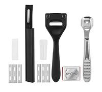 Leder Schärfmesser Skiving Knife hochwertig langlebig ergonomisches Design präzises Schneiden für Lederarbeiten Handwerk 3 Sets mit Klingen Christmas Gifts