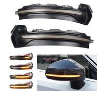 LEDFEWAG 2 piezas LED Luces Intermitentes Dinamicos Laterales espejo retrovisor Compatible Para A3 S3 RS3 8V 2013-2020