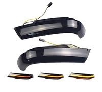 LEDFEWAG 2 piezas LED Luces Intermitentes Dinamicos Laterales espejo retrovisor Compatible Para Touareg MK1 7L 2002-2006