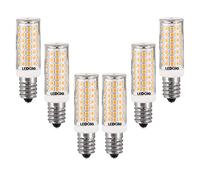 LEDGLE Bombillas LED E14, 8W Regulable Blanco Cálido 3000K, 80W Equivalente de Tradicional, 88 LEDs 700lm Edison E14 LED Maíz Bombillas, 6 Unidades [Clase de eficiencia energética A+]