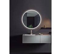 Ledimex - Espejo de baño Led Redondo - de Ø60 cm de diámetro - Iluminado por LED con IRC >80 - Sensor antivaho - Sensor on/Off - Modelo Londres