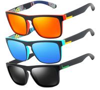 LEDING&BEST Gafas de sol polarizadas Hombre Mujere/verano Aire libre Deportes Golf Ciclismo Pesca Senderismo 100% Protección UV400 Gafas para Conducción