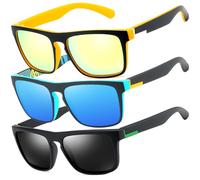 LEDING&BEST Gafas de sol polarizadas Hombre Mujere/verano Aire libre Deportes Golf Ciclismo Pesca Senderismo 100% Protección UV400 Gafas para Conducción