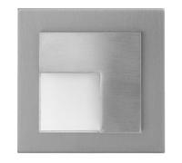 LEDIX 07-221-22 - Lámpara LED de pared, aluminio, color gris acero, 7,3 x 7,3 x 4,4 cm