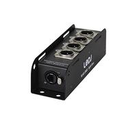 LEDJ EtherCON a DMX Adaptador Multicore 3 pines macho XLR