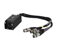 LEDJ EtherCON a DMX Adaptador Multicore 5-Pin hembra XLR Colas