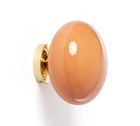 LEDKIA Aplique de Pared Cristal Kurta Naranja