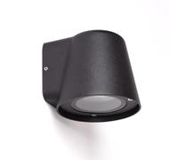 LEDKIA Aplique de Pared Exterior Aluminio Darjan Oroco II Negro Mate