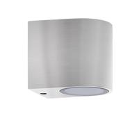 LEDKIA Aplique de Pared Exterior Aluminio Gala Plateado