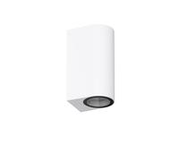 LEDKIA Aplique de Pared Exterior Iluminación Doble Cara Gala Blanco Blanco