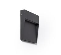 LEDKIA Aplique de Pared Exterior LED 6.5W CCT Seleccionable Aluminio Superf | Temperatura de Color Seleccionable | Diseño Cuadrado y Moderno | Aluminio Resistente nergética