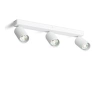 LEDKIA Aplique de Techo Aluminio Breixo 3 Focos Blanco