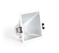 LEDKIA Aro Downlight Cuadrado 45º Bajo UGR para Bombilla LED GU10 / GU5.3 C