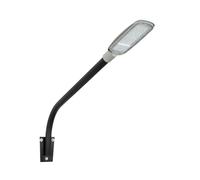 Ledkia Brazo de Pared Ø48mm para Farolas de Alumbrado Público Negro