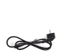 Ledkia Cable Eléctrico Manguera 2m con Enchufe Europeo Negro