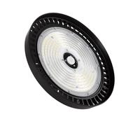 Ledkia Campana LED Industrial UFO 200W 170lm/W LIFUD Regulable 0-10V HBD 3000K 60º Blanco Cálido