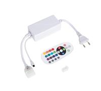 LEDKIA Controlador para Tira LED Neón Regulable 220V RGB SFLEX8 con Mando I