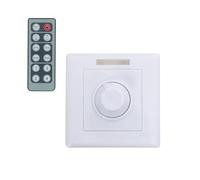 LEDKIA Controlador Regulador Pared para Tira LED Monocolor 12/24V DC con Ma