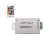 LEDKIA Controlador Regulador Tira LED RGB 12/24V DC con Mando RF 24A High P