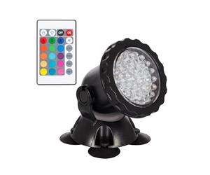 LEDKIA Foco Acuario LED 3.5W Sumergible IP67 con Mando 3.5 W