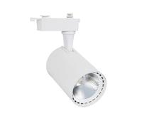LEDKIA Foco Carril LED Monofásico 30W Bron Blanco 4000K Blanco Neutro