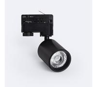 LEDKIA Foco Carril LED Trifásico 10W Regulable Mallet Negro 3000K Blanco Cá