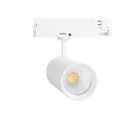 LEDKIA Foco Carril LED Trifásico 40W Carlo Blanco 6000K Blanco Frío