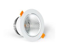 LEDKIA LIGHTING Foco Downlight LED 15W Circular COB CRI90 Corte Ø 113 mm No Flicker 2700K Blanco Cálido