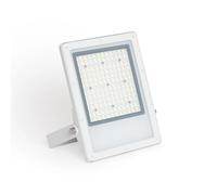 Ledkia Foco Proyector LED 100W Regulable 0-10V 170 lm/W IP65 ELEGANCE Slim PRO Blanco 3000K 30º Blanco Cálido