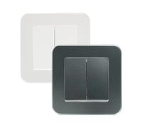 Ledkia Interruptor Doble Conmutado Classic Blanco
