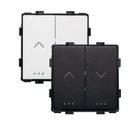 Ledkia Interruptor Pulsador para Persianas Automáticas con Flechas Modern Blanco