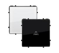 LEDKIA Interruptor Táctil Simple Pulsador Modern Negro