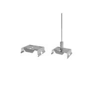 LEDKIA Kit de Suspensión para Barra Lineal LED Trunking - 2 Unidades Platea