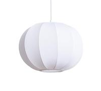LEDKIA Lámpara Colgante Algodón Taupiri Blanco | CasquilloE27