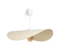 LEDKIA Lámpara Colgante Fieltro Abelia Beige | CasquilloE27