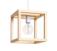 LEDKIA Lámpara Colgante Madera Coba Natural