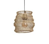 LEDKIA Lámpara Colgante Metal Milos S Dorado | CasquilloE27