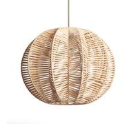 LEDKIA Lámpara Colgante Ratán Tobonga Natural